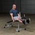 Тренажер разгибание ног сидя - сгибание ног лежа Body-Solid PLCE165X на свободном весе