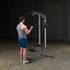 Тренажер верхняя-нижняя тяга Body-Solid GLM83 на свободных весах